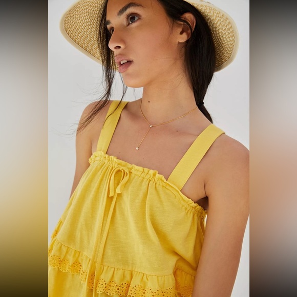 Anthropologie Tiered Eyelet Tank - Picture 4 of 6